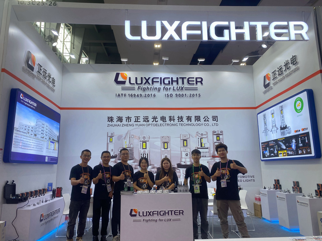 Lampu Depan LED LUXFIGHTER Pameran Canton ke-134