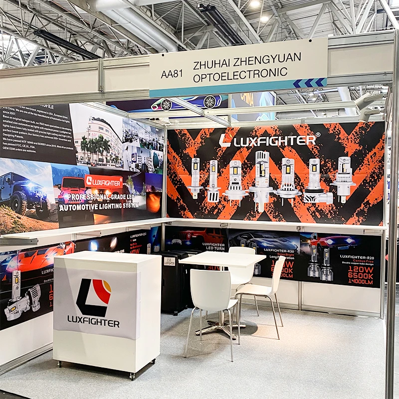 Pameran lampu hadapan LED LUXFIGHTER di AUTOMECHANIKA 2025 UK