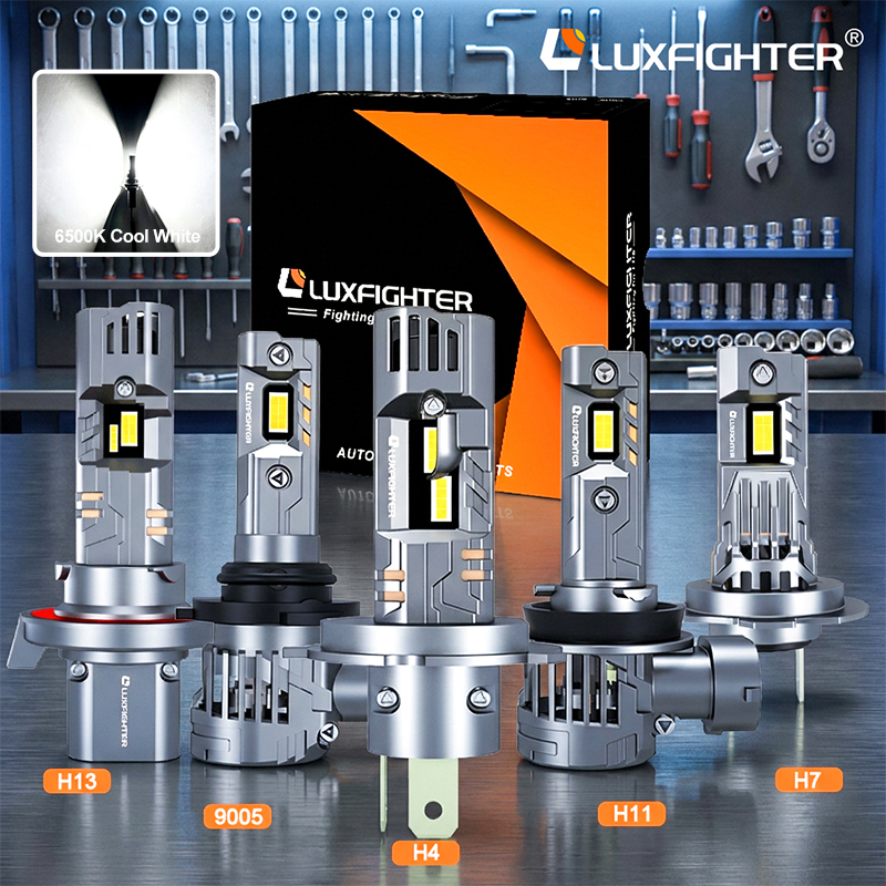 Adakah lampu LED penjimatan kuasa atau haus kuasa? Lampu kereta Luxfighter menerangkan semuanya sekaligus